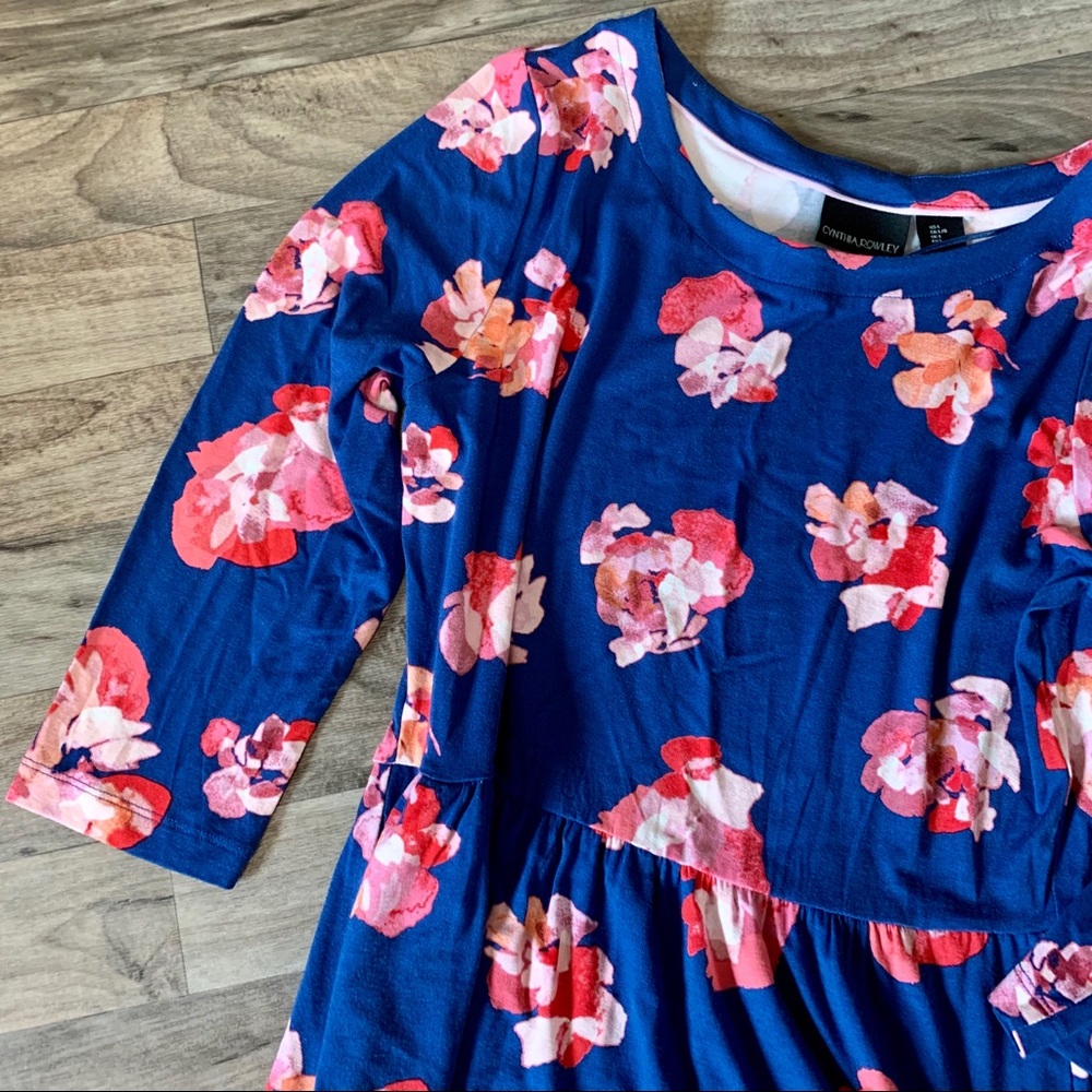 CYNTHIA ROWLEY floral dress